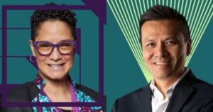 Learning Leadership Conference speakers Wendy Gates Corbett and Frank Nguyen